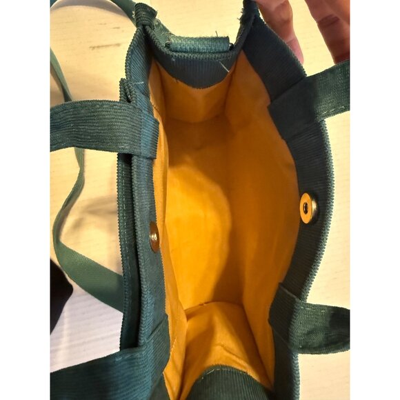 LETU Green Corduroy Tote Bag Adjustable Shoulder Strap 10X8 - Picture 5 of 14